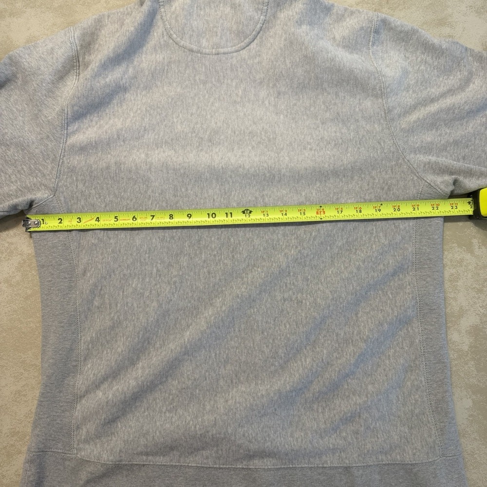American Eagle Hoodie Mens XL Gray Logo Pullover Fleece Casual Y2K VTG Style - Picture 6 of 7